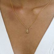 Family Roots Initial Necklace [18K Gold Plated]