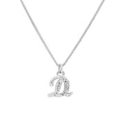 Familie Wortels Initiaal Ketting [Sterling Zilver]