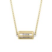 Family Treasure Name Necklace [18K Gold Plated / Sterling Silver]