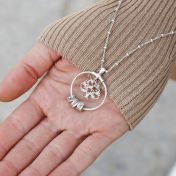 Family Tree Name Necklace [Sterling Silver]