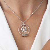Family Tree Name Necklace [Sterling Silver]