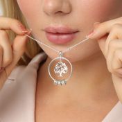 Family Tree Name Necklace [Sterling Silver]