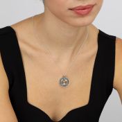 Lebensbaum Kette mit Gravur [Sterlingsilber]