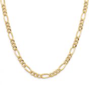 Figaro-Styled Chain for Men - 14 Karat Gold