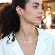 Figaro Chain Name Necklace [18K Gold Plated]