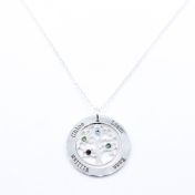 Tree Of Life Name And Birthstone Necklace [Sterling Silver]