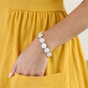 Bracciale Sogni dell'Oceano con Perla [Placcato Oro]