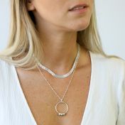 Talisa Herringbone Necklace [Sterling Silver]