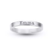 Forever Love Promise Ring [14 Karat White Gold]