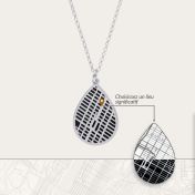 Cherished Spot Silhouette Map Necklace