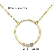 Collier Martelé Amour d'une Mère [Plaqué Or 18ct]