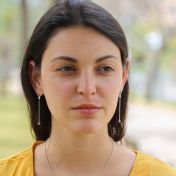 Personal Gem Earrings - with Aquamarine Stone [Sterling Silver]