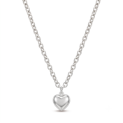Dome Heart Necklace