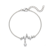 Heartbeat Crystal Bracelet