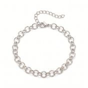 Coarse Circle Link Bracelet