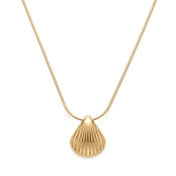 Ocean Shell Necklace [Gold Plated]