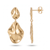 Abstract Drop Earrings [Gold Plated]