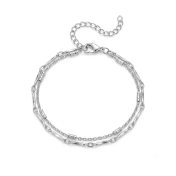 Eternal Bar Layered Bracelet