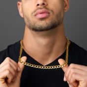 Cuban Link Chain - 8mm [18K Gold Plated]