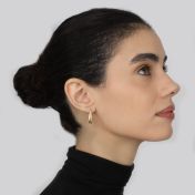 Pure Elegance Hoop Earrings [18K Gold Plated]