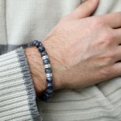 Labradoriet Naam Armband voor Mannen