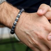 Labradoriet Naam Armband voor Mannen