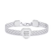 Enchanted Heart Milanese Chain Bracelet [Sterling Silver]
