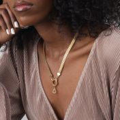 Heart Charm with Crystals [18K Gold Vermeil]