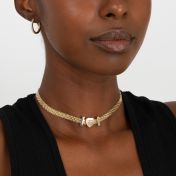 Enchanted Heart Milanese Chain Necklace [18K Gold Vermeil]