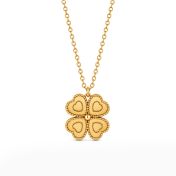 Heart Clover Necklace