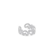 Set of Hearts Ear Cuff [Sterling Silver]