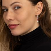 Boucles d'Oreilles Cœur Éblouissant [Argent 925]