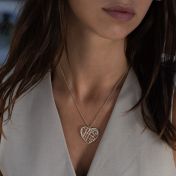 Collar Mapa del Corazón [Plata de Ley]