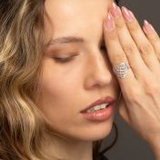 Ties of Heart Map Ring [Sterling Silver]