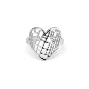 Ties of Heart Map Ring [Sterling Silver]
