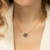 Dazzling Love Map Necklace [18K Gold Vermeil]