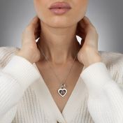 Ties of Heart Photo Necklace [Sterling Silver]