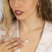 Cherished Heart Name Necklace [Sterling Silver]