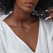 Collier Hélène Zodiaque en Diamant [Plaqué Or 18ct]