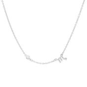 Helena Diamond Zodiac Necklace [Sterling Silver]