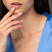 Helena Initialen Ketting [18K Goud Vermeil]