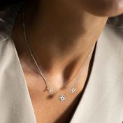 Helena Zodiac Necklace with 1ct Diamond [Sterling Silver]