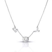 Helena Zodiac Necklace with 1ct Diamond [Sterling Silver]