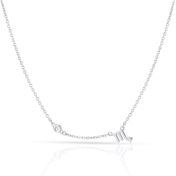 Helena Diamond Zodiac Necklace [Sterling Silver]