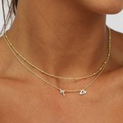 Delicate Connected Chain [18K Gold Plated]