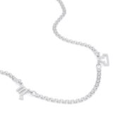 Helena Zodiac Milanese Chain Necklace [Sterling Silver]