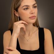 Helena Zodiac Necklace with 1ct Diamond [18K Gold Vermeil]