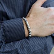 Hematite Men Name Bracelet