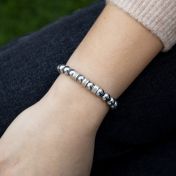 Bracciale Classico da Donna in Ematite [Argento 925]