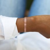 Milanese Chain Bracelet [18K Rose Gold Plated]